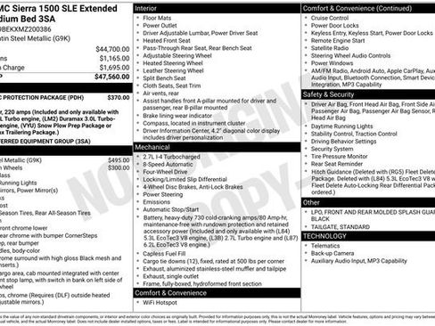 Certified 2021 GMC Sierra 1500 SLE w/ LPO, GMC Protection Package image 6