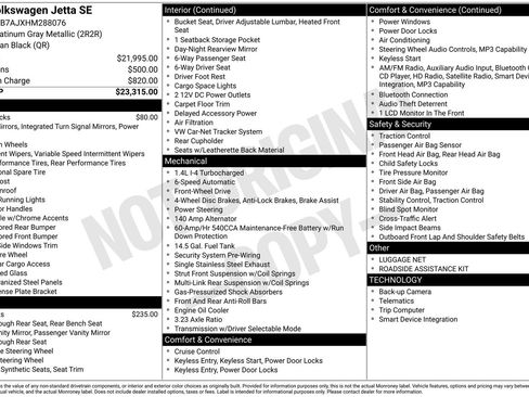 Used 2017 Volkswagen Jetta SE image 25