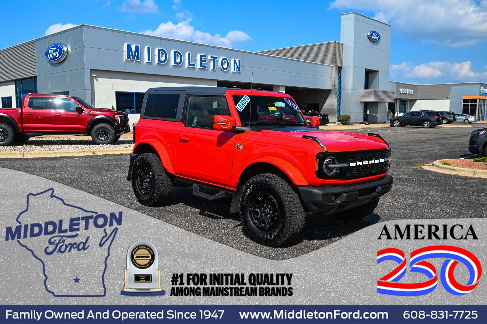 Certified 2021 Ford Bronco Wildtrak AWD/4WD image 1
