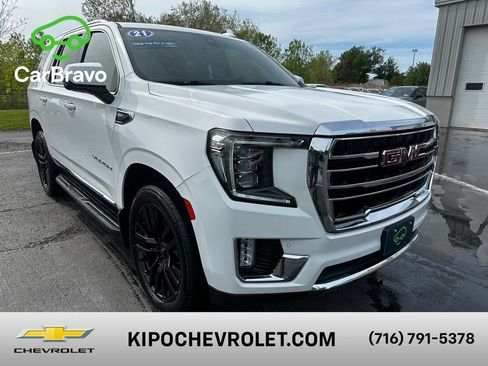 Certified 2021 GMC Yukon SLT w/ SLT Luxury Plus Package AWD/4WD image 1