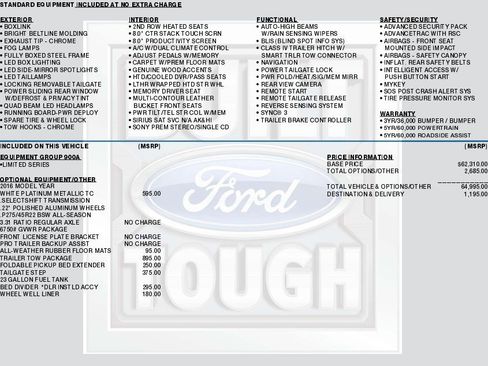 Used 2016 Ford F150 Limited w/ Trailer Tow Package image 7