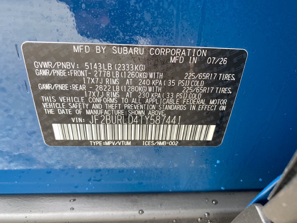 New 2026 Subaru Outback Wilderness AWD/4WD image 28