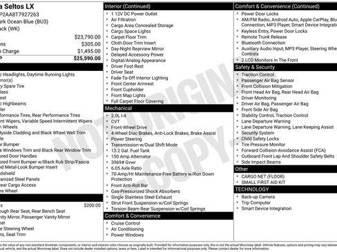 New 2026 Kia Seltos LX image 29