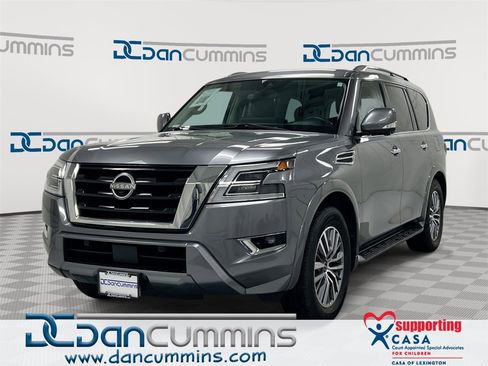 Used 2023 Nissan Armada SL w/ Captain's Chairs Package image 1