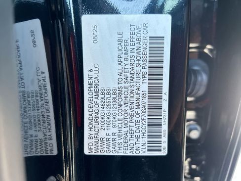 Used 2025 Honda Accord Sport image 2