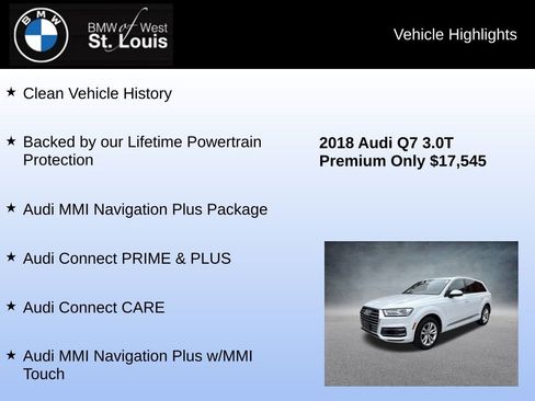 Used 2018 Audi Q7 3.0T Premium image 8