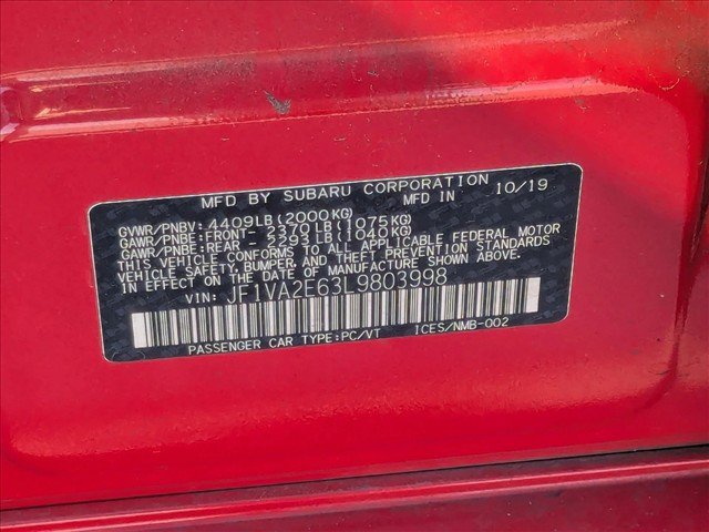 Used 2020 Subaru WRX STI w/ Popular Package #1 AWD/4WD image 20