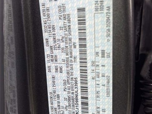 Certified 2022 Lincoln Corsair AWD w/ Equipment Group 101A image 19