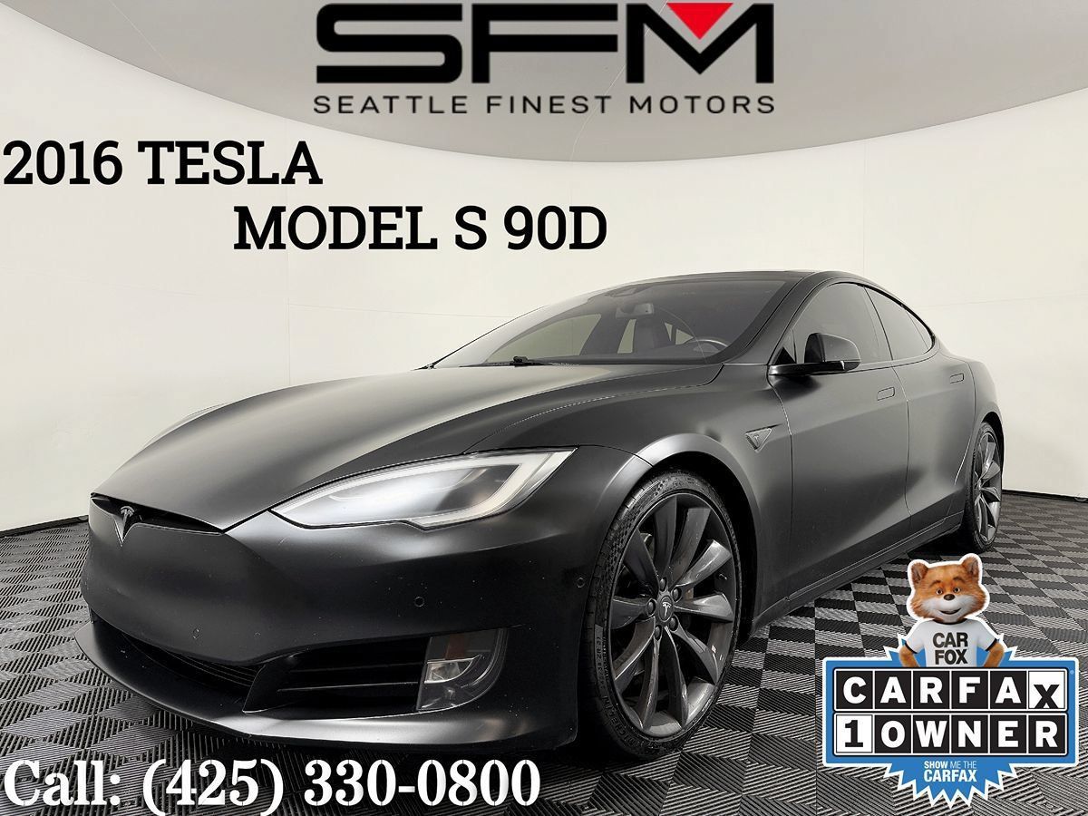 Used 2016 Tesla Model S 90D AWD/4WD image 1