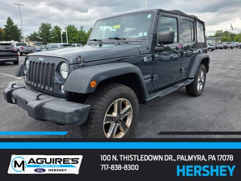 Used 2017 Jeep Wrangler Unlimited Sport w/ Quick Order Package 24S AWD/4WD image 1