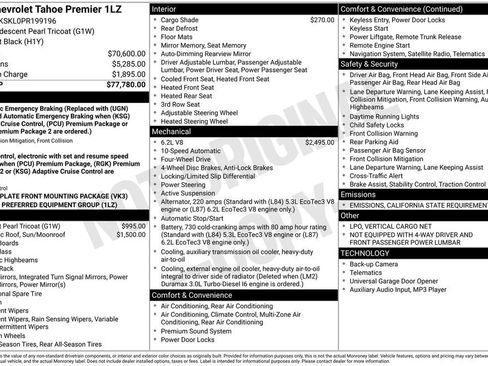 Used 2023 Chevrolet Tahoe Premier image 3