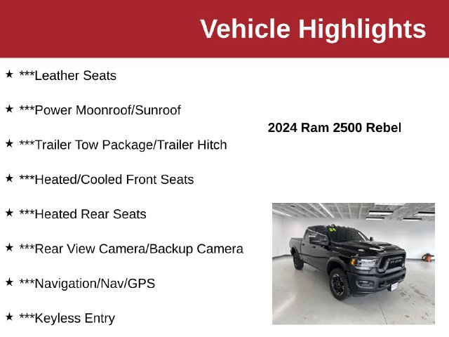 Used 2024 RAM 2500 Rebel w/ Safety Group AWD/4WD image 10