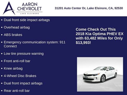 Used 2018 Kia Optima EX image 15