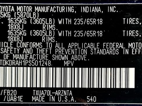 Certified 2023 Toyota Highlander L image 25