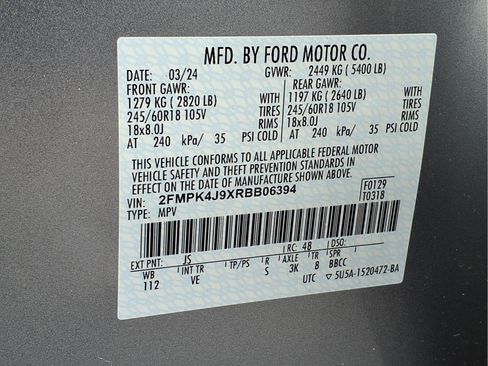 Used 2024 Ford Edge SEL w/ Convenience Package AWD/4WD image 24