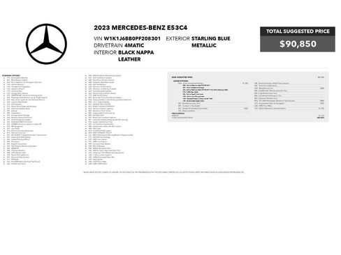 Used 2023 Mercedes-Benz E 53 AMG 4MATIC Coupe image 2