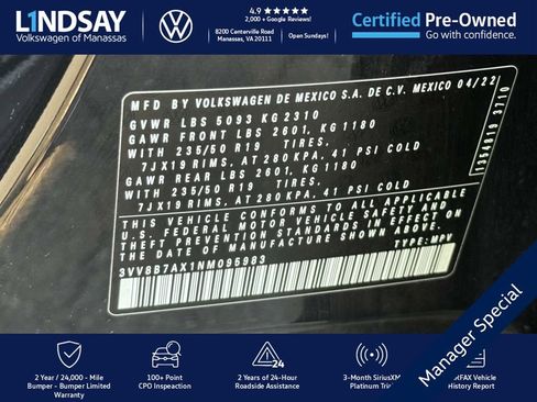 Used 2022 Volkswagen Tiguan SE R-Line image 26