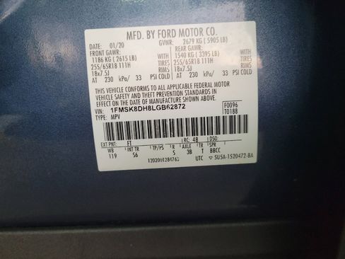 Used 2020 Ford Explorer XLT w/ Equipment Group 202A image 33