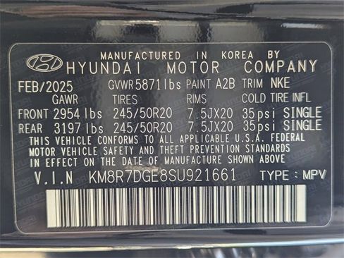 New 2025 Hyundai Palisade Calligraphy image 24