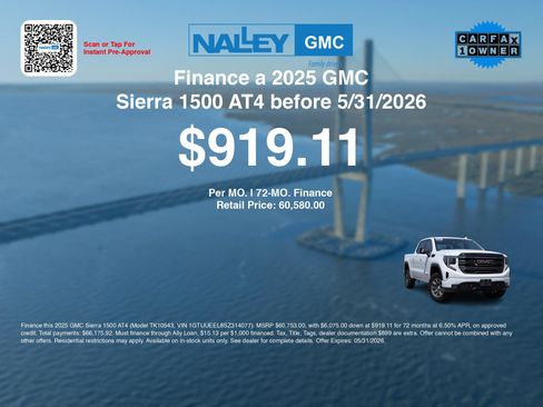 Used 2025 GMC Sierra 1500 AT4 AWD/4WD image 3