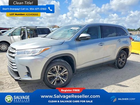 Used 2019 Toyota Highlander LE FWD image 1