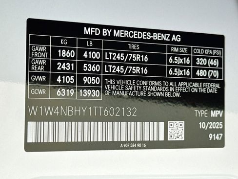 New 2026 Mercedes-Benz Sprinter 2500 image 27