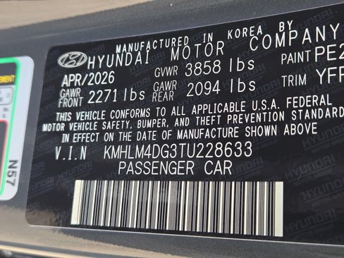 New 2026 Hyundai Elantra Sport FWD image 20