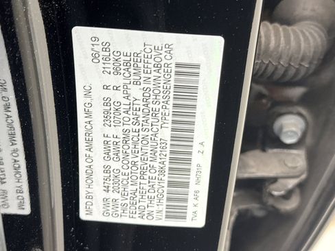 Used 2019 Honda Accord Sport image 11