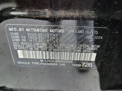 Used 2024 Mitsubishi Mirage ES image 33