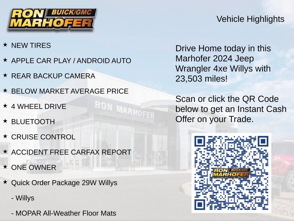 Used 2024 Jeep Wrangler Unlimited AWD/4WD image 14