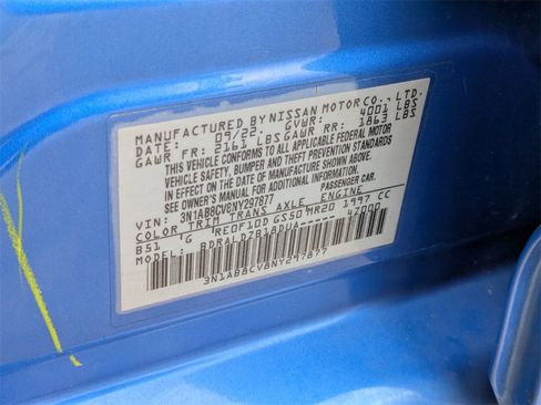 Used 2022 Nissan Sentra SV w/ Trunk Package image 29