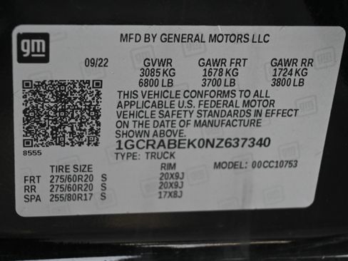 Used 2022 Chevrolet Silverado 1500 Custom image 17