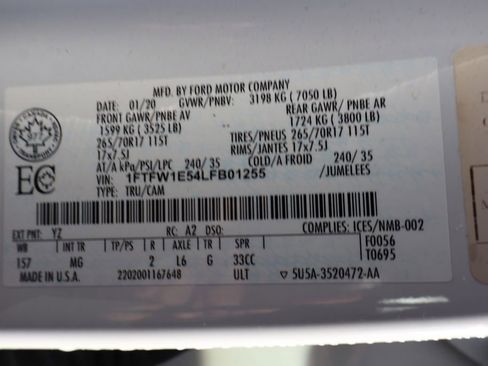 Used 2020 Ford F150 XLT w/ Trailer Tow Package AWD/4WD image 4