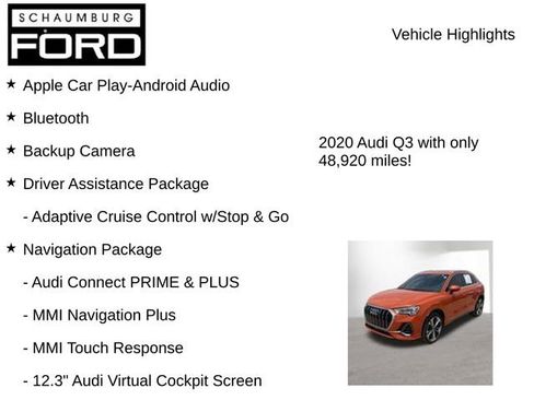 Used 2020 Audi Q3 2.0T Prestige w/ Prestige Package AWD/4WD image 8