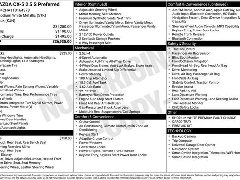 New 2026 MAZDA CX-5 Preferred AWD/4WD image 34