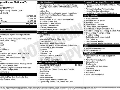 Used 2025 Toyota Sienna Platinum image 9