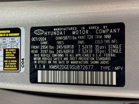 Certified 2025 Hyundai Palisade SEL AWD/4WD image 34