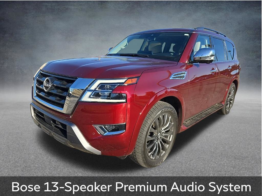 Used 2023 Nissan Armada Platinum w/ Captain's Chairs Package AWD/4WD image 3