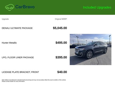 Certified 2021 GMC Acadia Denali w/ Denali Ultimate Package AWD/4WD image 9