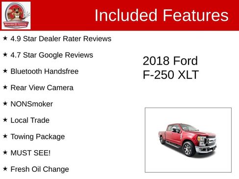 Used 2018 Ford F250 XLT w/ XLT Premium Package image 4