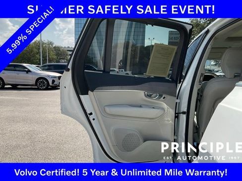 Certified 2023 Volvo XC90 B6 Ultimate w/ Protection Package AWD/4WD image 14