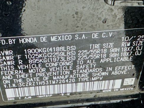 Used 2026 Honda HR-V Sport image 41