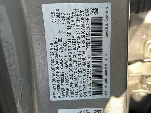 Used 2025 Honda Civic Sport image 35