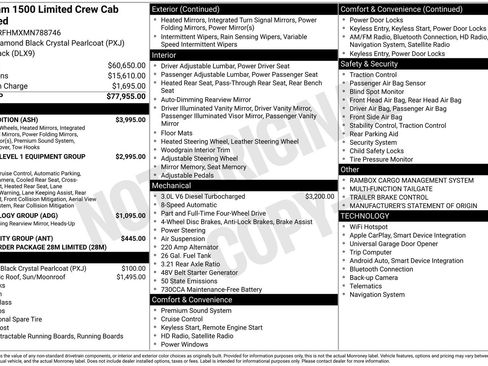 Used 2021 RAM 1500 Limited w/ Night Edition AWD/4WD image 4