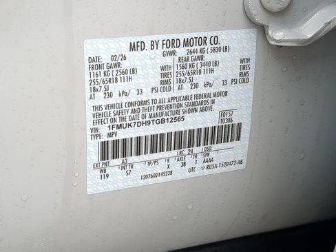 New 2026 Ford Explorer Active image 68