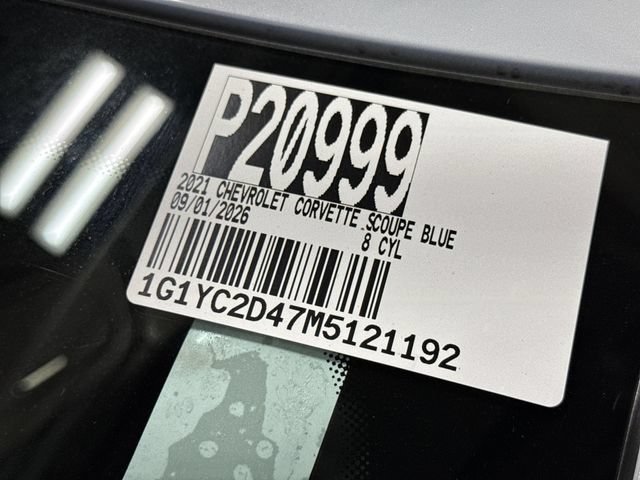Used 2021 Chevrolet Corvette Stingray Premium Cpe w/ Z51 Performance Package RWD image 30