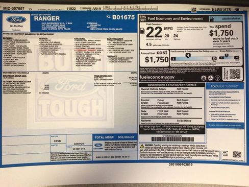 Used 2019 Ford Ranger XLT w/ FX4 Off-Road Package image 37