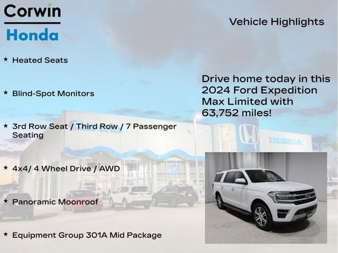 Used 2024 Ford Expedition Max Limited AWD/4WD image 6