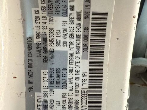 Used 2012 MAZDA CX-9 Grand Touring w/ Moonroof & Bose Audio Pkg image 34