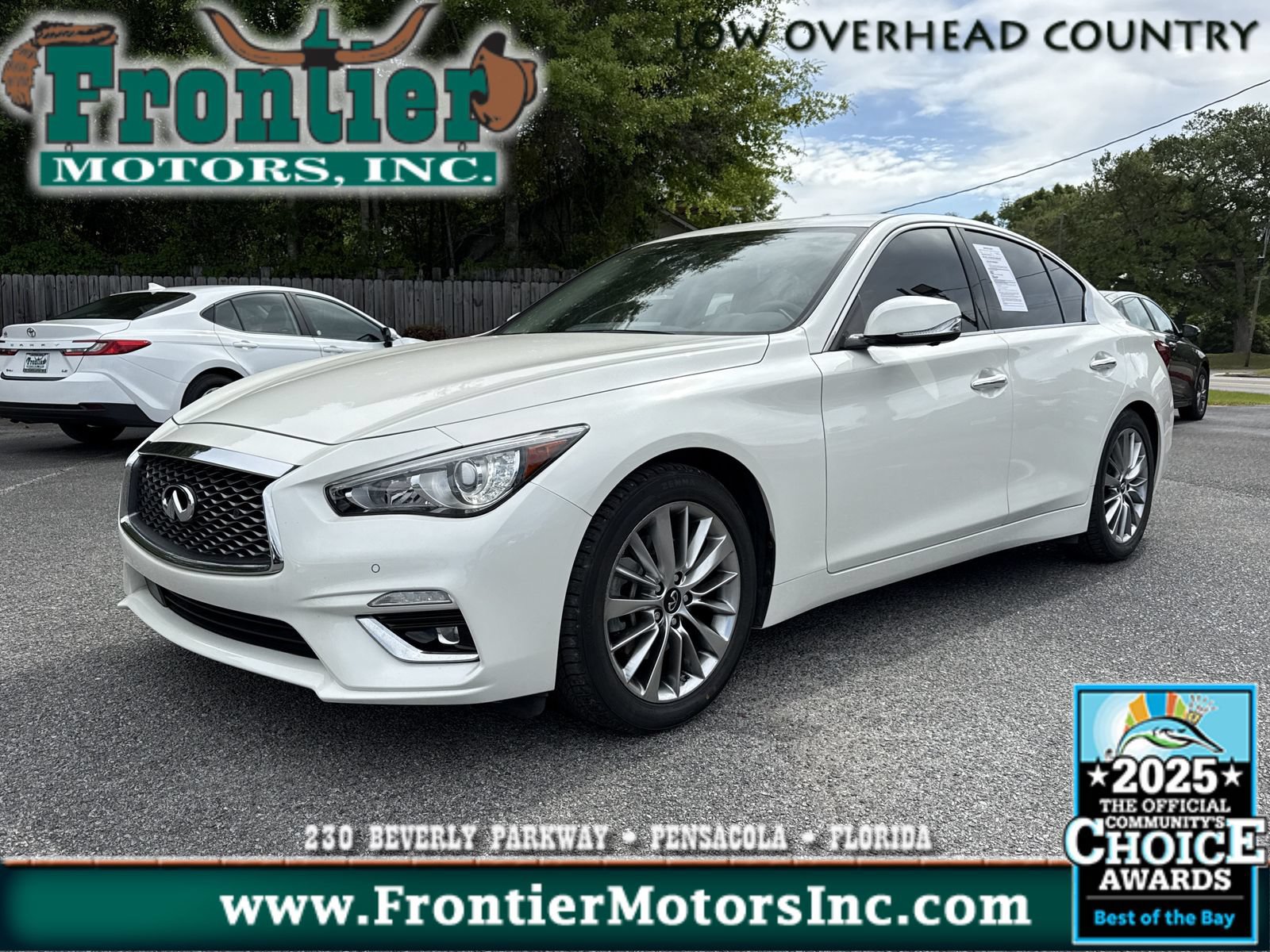 Used 2023 INFINITI Q50 Luxe w/ Cargo Package RWD image 1